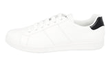 Prada Men's White Leather Sneaker 4E3431