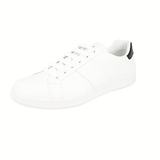 Prada Men's White Leather Sneaker 4E3431