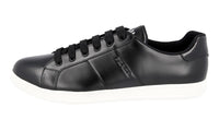 Prada Men's Black Leather Sneaker 4E3431