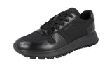 Prada Men's 4E3432 999 F0002 Leather Sneaker