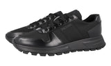 Prada Men's Black Leather Prax01 Sneaker 4E3432