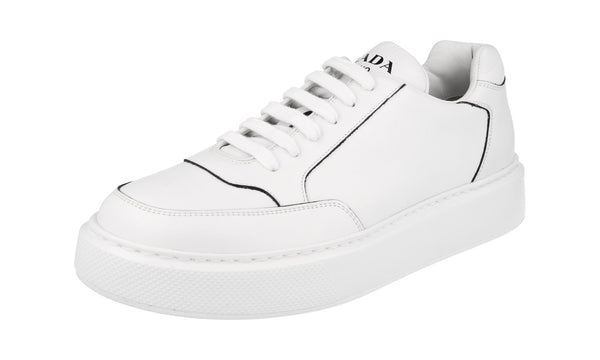 Prada Men's 4E3453 3AF6 F0009 Leather Sneaker