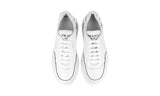 Prada Men's White Leather Macro Sneaker 4E3453