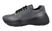 Prada Men's Grey Leather Sneaker 4E3457