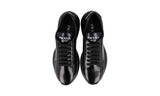 Prada Men's Black Brushed Spazzolato Leather Chunky Sole Sneaker 4E3457