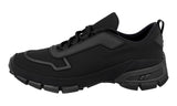 Prada Men's Black Heavy-Duty Rubber Sole Crosssection Sneaker 4E3458