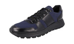 Prada Men's 4E3463 3KYU F0LZS Leather Sneaker