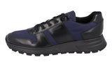 Prada Men's Black Leather Nylon Prax Sneaker 4E3463