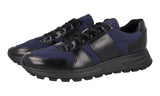 Prada Men's Black Leather Nylon Prax Sneaker 4E3463