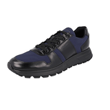 Prada Men's Black Leather Prax01 Sneaker 4E3463