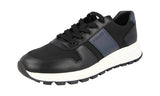 Prada Men's 4E3463 3L1K F0G52 Leather Sneaker