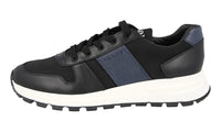 Prada Men's Black Leather Prax01 Sneaker 4E3463