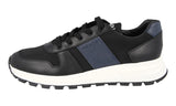 Prada Men's Black Leather Nylon Prax Sneaker 4E3463