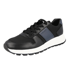 Prada Men's Black Leather Nylon Prax Sneaker 4E3463