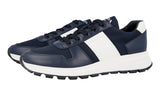 Prada Men's Blue Leather Prax01 Sneaker 4E3463