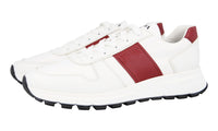 Prada Men's White Leather Prax01 Sneaker 4E3463