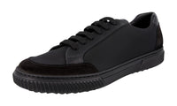 Prada Men's 4E3467 3OF1 F0002 B Leather Sneaker