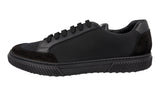 Prada Men's Black Leather Nylon Stratus Sneaker 4E3467