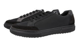 Prada Men's Black Leather Nylon Stratus Sneaker 4E3467