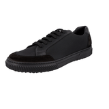 Prada Men's Black Leather Nylon Stratus Sneaker 4E3467