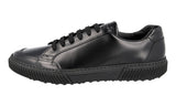 Prada Men's Black Brushed Spazzolato Leather Stratus Sneaker 4E3467