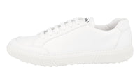 Prada Men's White Brushed Spazzolato Leather Stratus Sneaker 4E3467