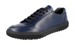 Prada Men's 4E3467 B4L F073A Brushed Spazzolato Leather Sneaker