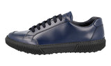 Prada Men's Blue Brushed Spazzolato Leather Stratus Sneaker 4E3467