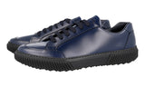 Prada Men's Blue Brushed Spazzolato Leather Stratus Sneaker 4E3467