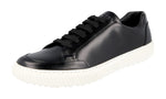 Prada Men's 4E3467 B4L F0967 Brushed Spazzolato Leather Sneaker