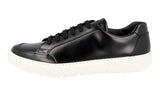 Prada Men's Black Brushed Spazzolato Leather Stratus Sneaker 4E3467