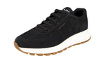 Prada Men's 4E3476 O0Z F0002 Leather Sneaker