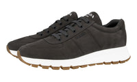 Prada Men's Grey Leather Prax01 Sneaker 4E3476