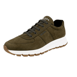 Prada Men's Green Leather Prax01 Sneaker 4E3476