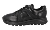 Prada Men's Black Leather Prax01 Sneaker 4E3481