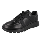 Prada Men's Black Leather Prax01 Sneaker 4E3481
