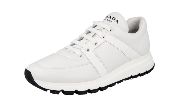 Prada Men's 4E3481 OZ7 F0N40 Leather Sneaker