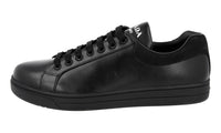 Prada Men's Black Leather Downtown Sneaker 4E3484