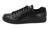 Prada Men's Black Leather Downtown Sneaker 4E3484