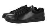 Prada Men's Black Leather District Avenue Sneaker 4E3484