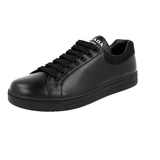 Prada Men's Black Leather Downtown Sneaker 4E3484