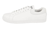 Prada Men's White Leather Downtown Sneaker 4E3484