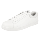 Prada Men's White Leather Downtown Sneaker 4E3484
