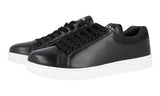 Prada Men's Black Leather Downtown Sneaker 4E3484