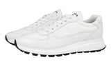 Prada Men's White Leather Prax01 Sneaker 4E3487
