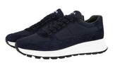 Prada Men's Blue Leather Prax01 Sneaker 4E3487