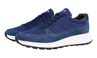 Prada Men's Blue Leather Prax 01 Sneaker 4E3487