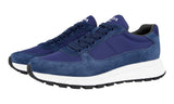 Prada Men's Blue Leather Prax 01 Sneaker 4E3487