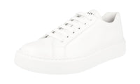 Prada Men's 4E3489 B4L F0009 Brushed Spazzolato Leather Sneaker