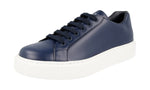 Prada Men's 4E3489 B4L F073A Brushed Spazzolato Leather Sneaker